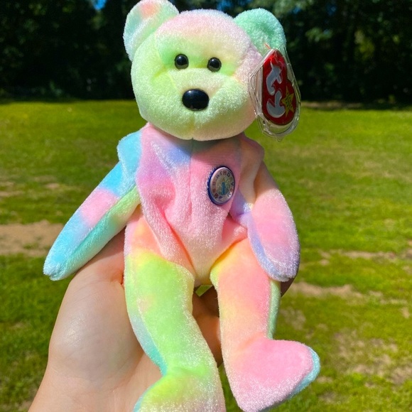 Ty Other - 💫 Vintage TY Beanie Baby “B.B. Bear” 🐻 🥳 (Birthday) (Rare)